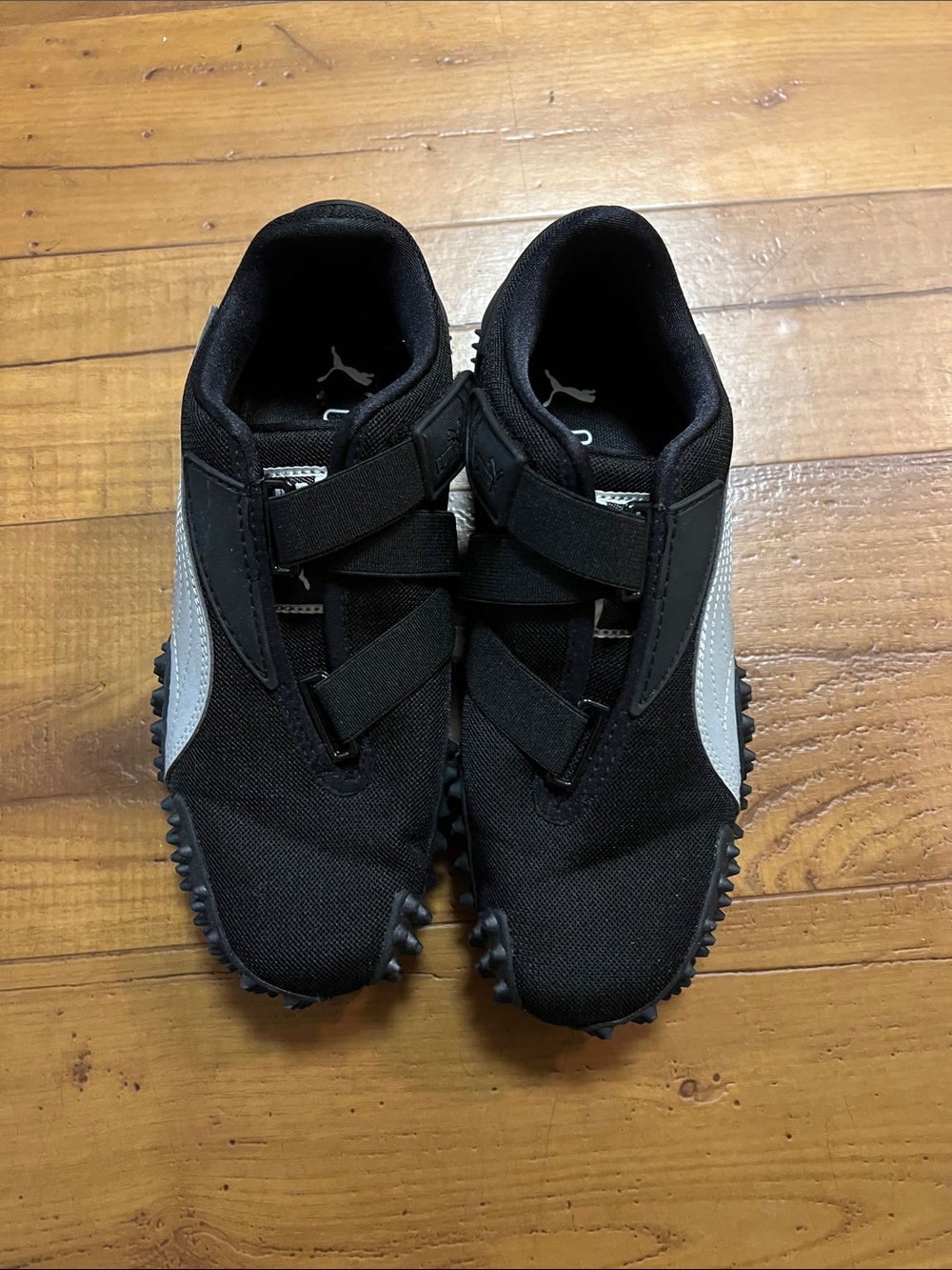 Puma mostro women’s size 7 black and silver like new no box